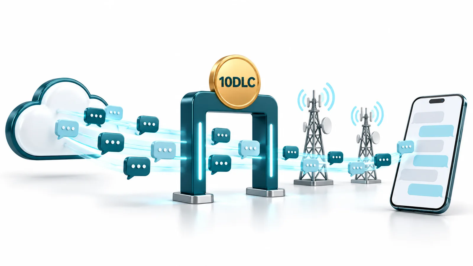 Wholesale SMS traffic in the US must pass a 10DLC registration check, which sets the fees and the approval steps.