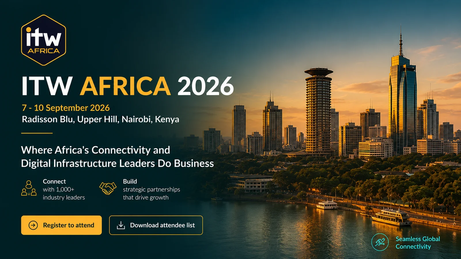 ITW Africa 2026 — International Telecom Week Africa, Nairobi, Kenya